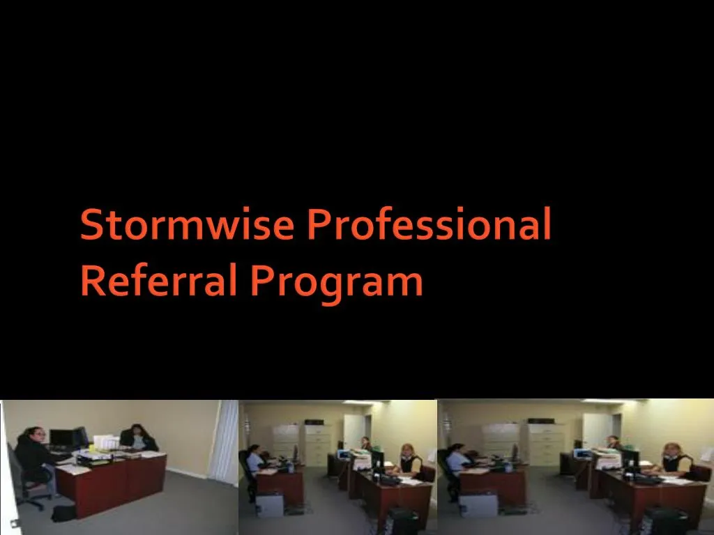 stormwise professional referral program