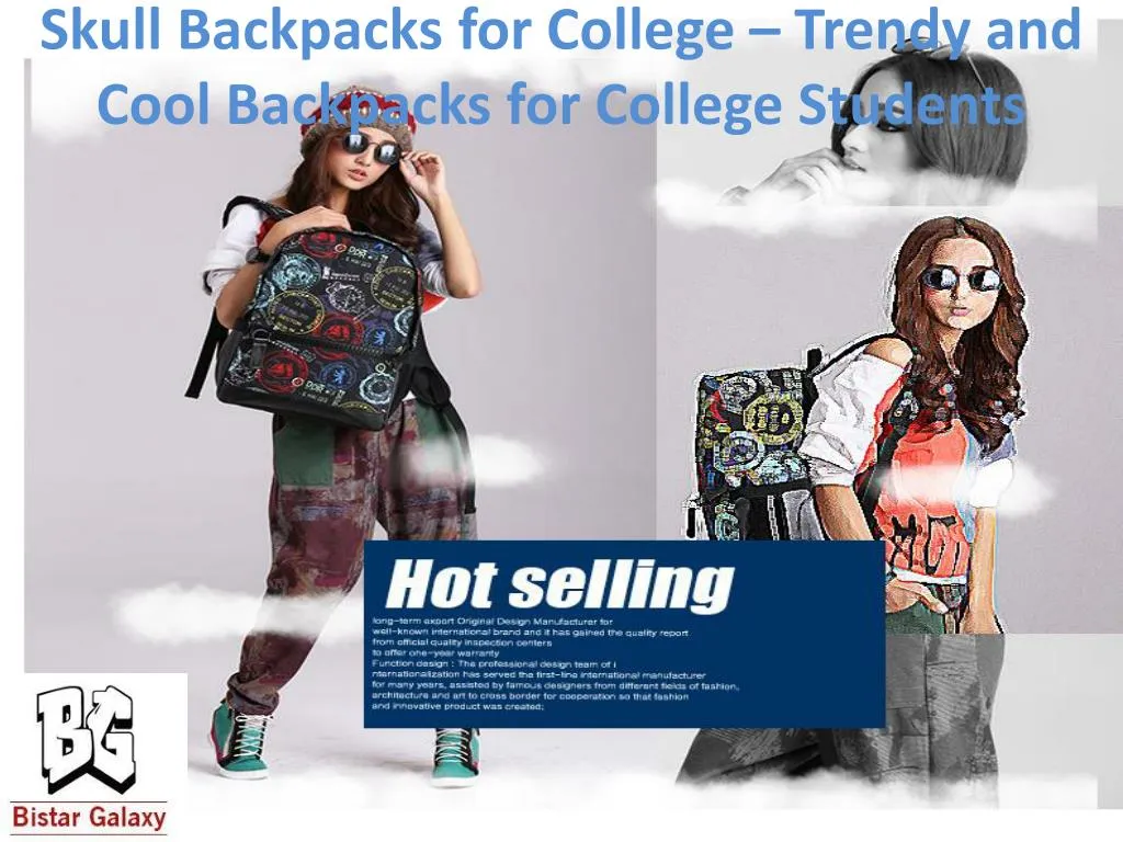 skull backpacks for college trendy and cool backpacks for college students