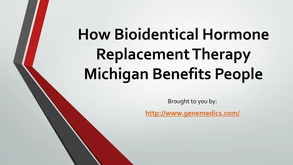 how bioidentical hormone replacement therapy michigan benefits people