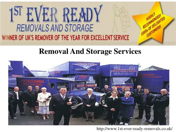 1st ever ready removals - Removal Company