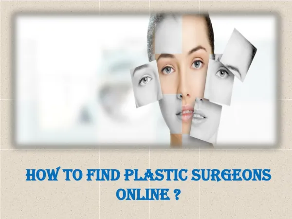 Find Plastic Surgeon Online | FindaDoc