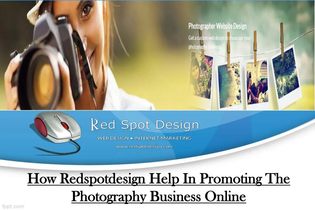 how redspotdesign help in promoting the photography business online