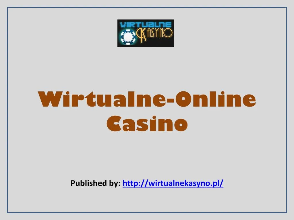 wirtualne online casino