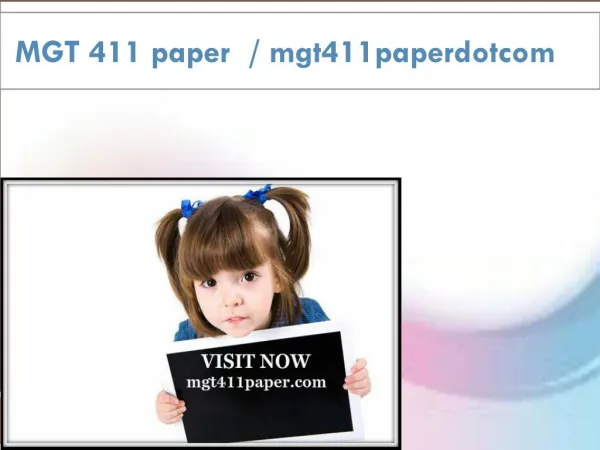 MGT 411 paper / mgt411paperdotcom