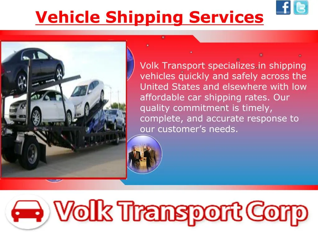 vehicle shipping services