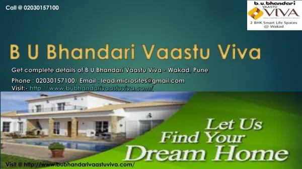 BU Bhandari Vaastu Viva - Wakad, Pune - Price, Review, Floor Plan - Call @ 02030157100
