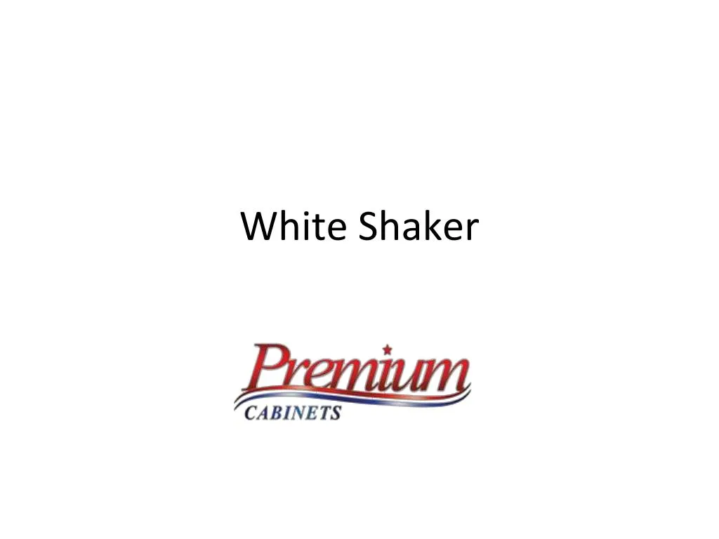 white shaker