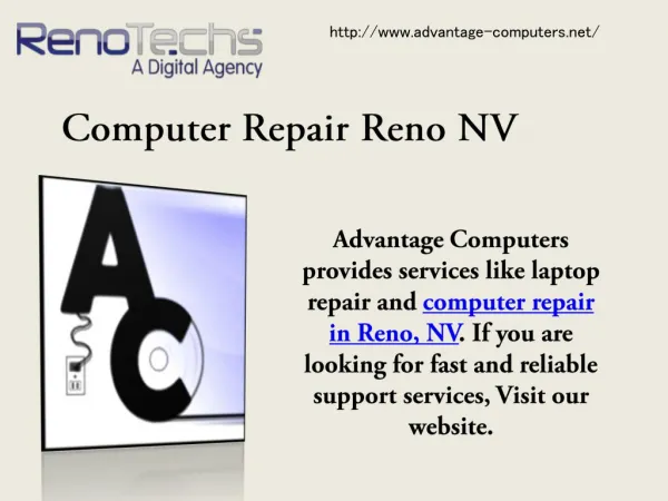 Computer Repair Reno NV