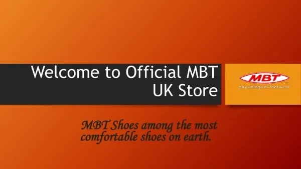 MBT UK Women's Footwear Collections powerpoint presentation