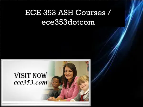 ECE 353 ASH Courses / ece353dotcom