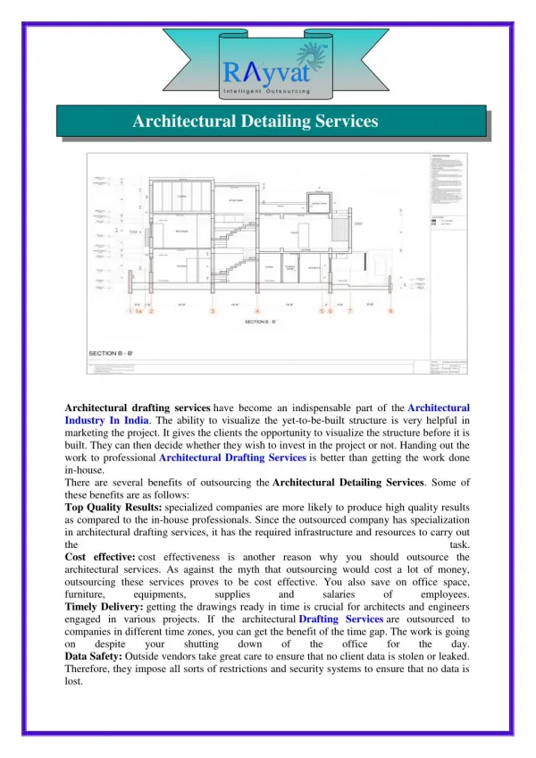 Architectural Detailing Services