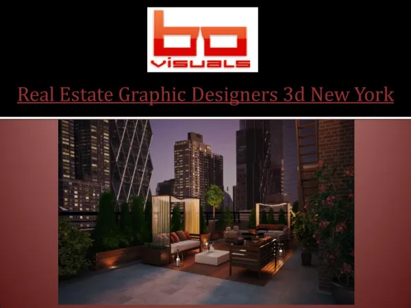 Real Estate Graphic Designers 3d New York