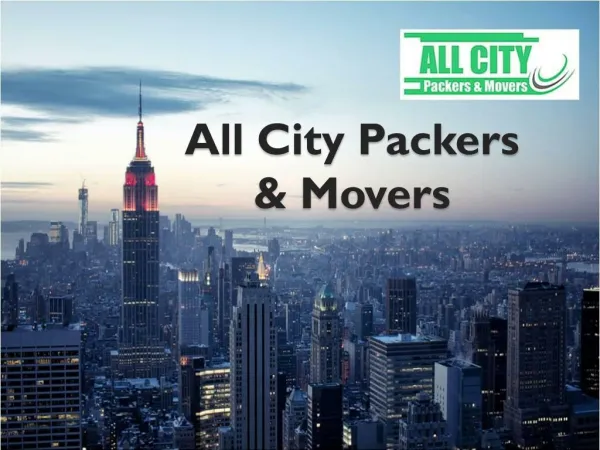 All City Packers and Movers in Mumbai @http://www.allcitypackersmovers.com/