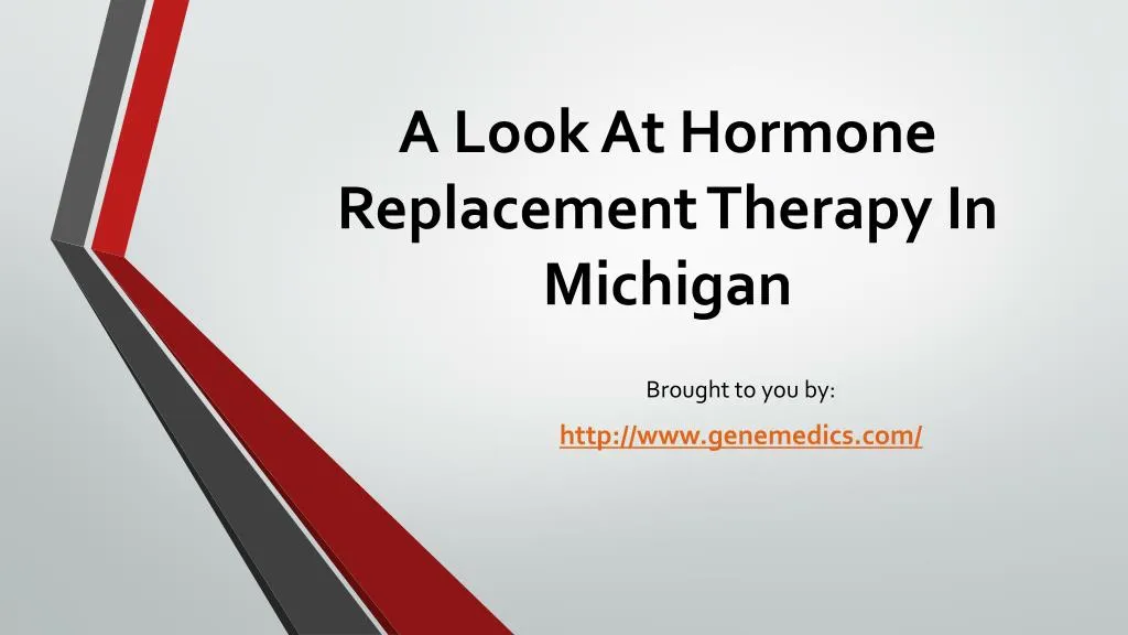 a look at hormone replacement therapy in michigan