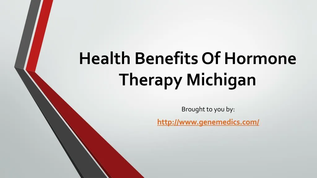 health benefits of hormone therapy michigan