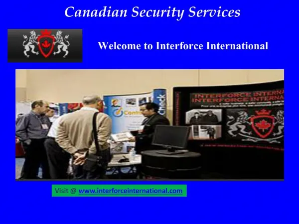 Advance Canadian Security Services for Protection