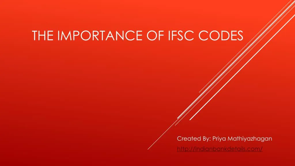 the importance of ifsc codes