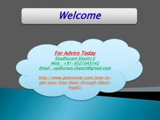 How To Get Your Love Back Through Black Magic, 91-9521045142 - slide 1