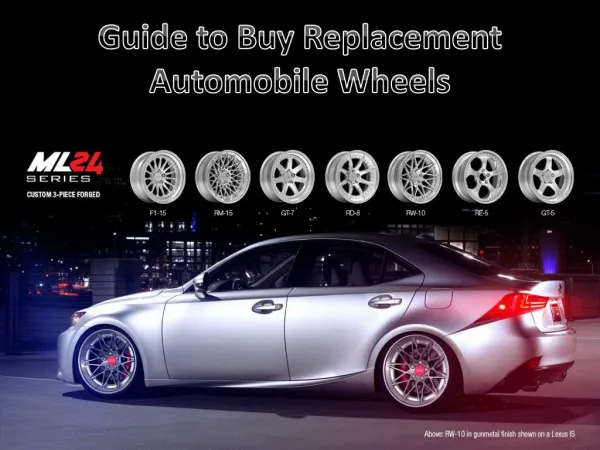 Guide to Buy Replacement Automobile Wheels