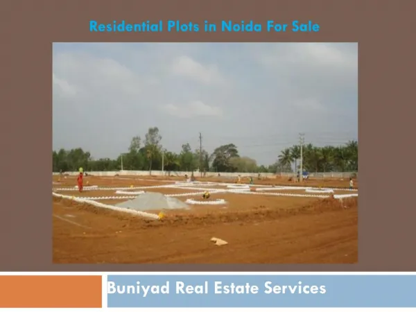 Industrial Plots for Sale in Noida