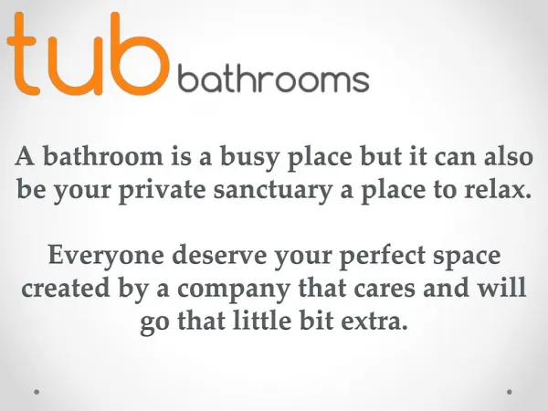 Professional Bathroom Service at tub-bathrooms.co.uk