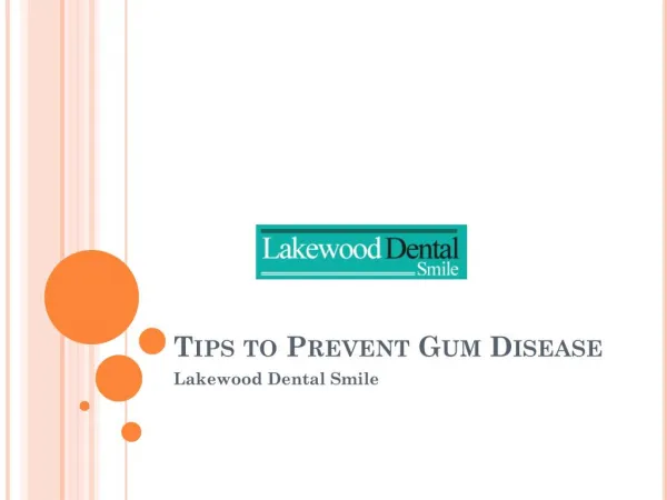 Tips to Prevent Gum Disease