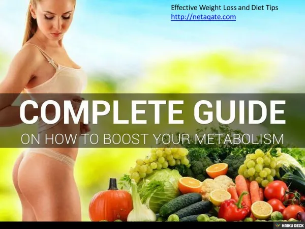 The Complete Guide on How to Boost Your Metabolism