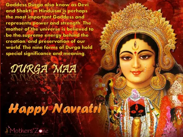 Navratri: Nine Forms of Goddess Durga
