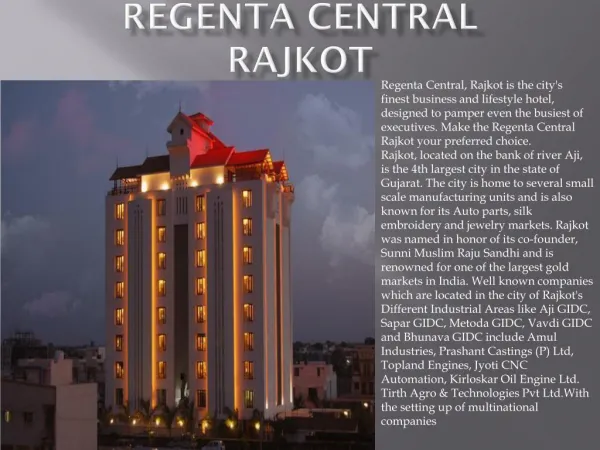 Hotel Regenta Central