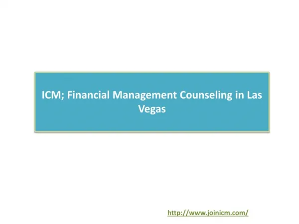 ICM; Financial Management Counseling in Las Vegas