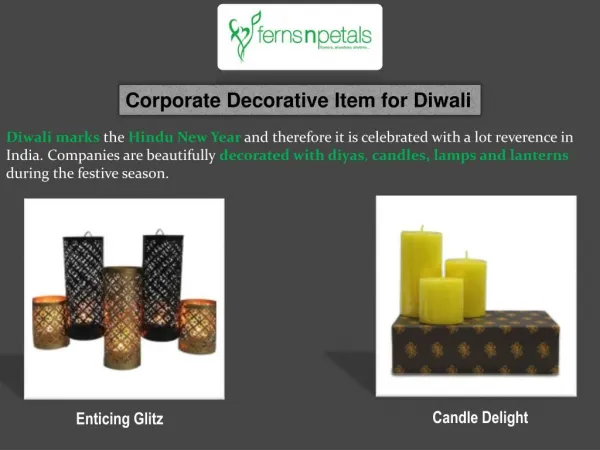 Corporate Decorative Item for Diwali Online