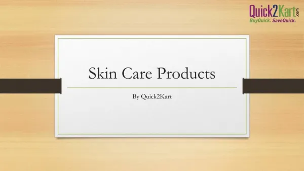 Secrets for Choosing the Right Skin Care Products