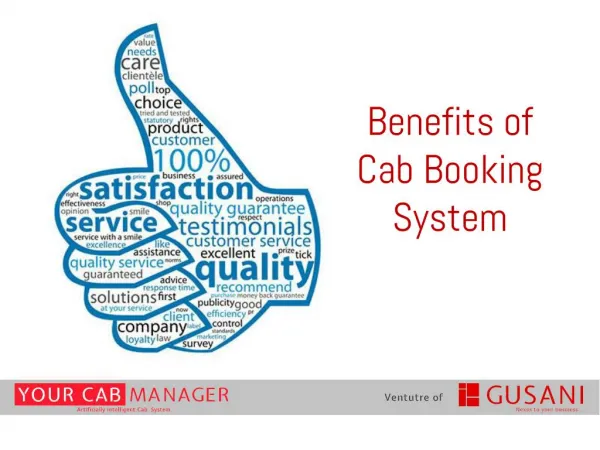 Benefits of Cab or Taxi Booking Software