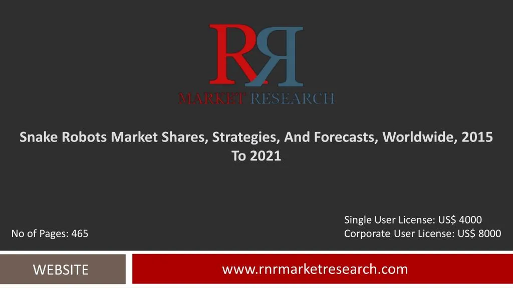 snake robots market shares strategies and forecasts worldwide 2015 to 2021