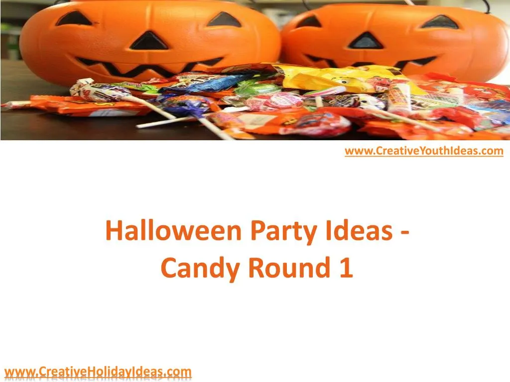 halloween party ideas candy round 1