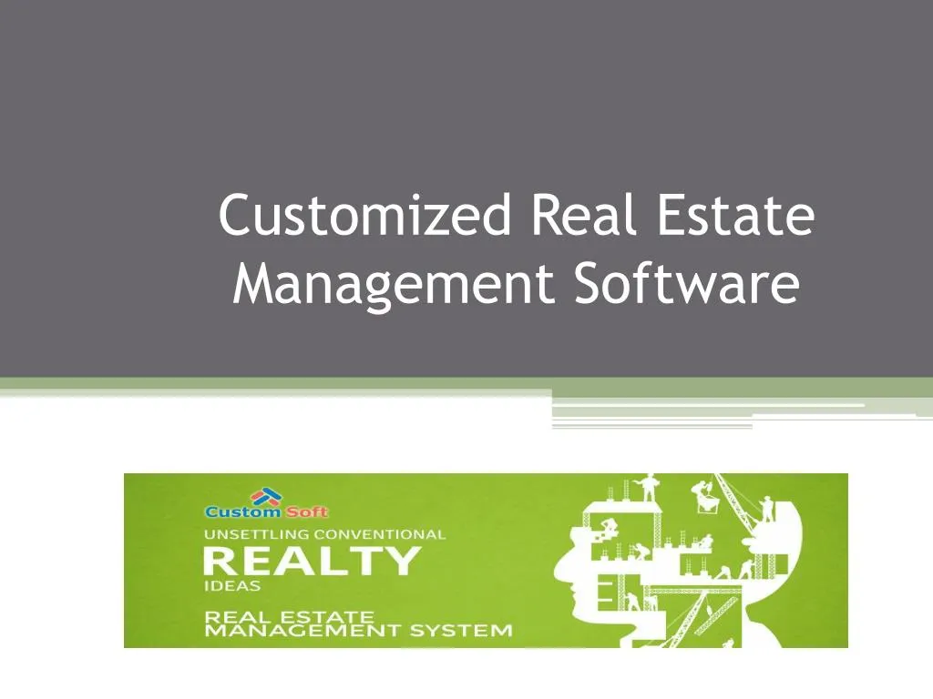 customized real estate management software