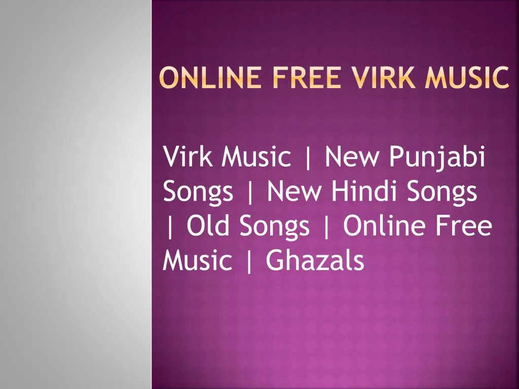 online free virk music