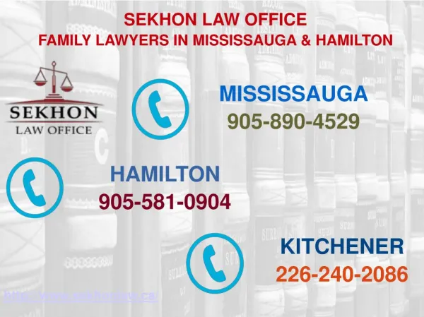 Divorce and Family Law in Mississauga