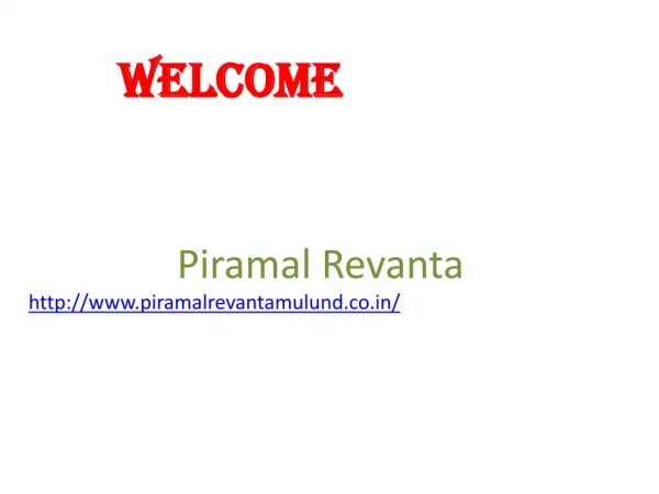 Piramal Revanta Mumbai
