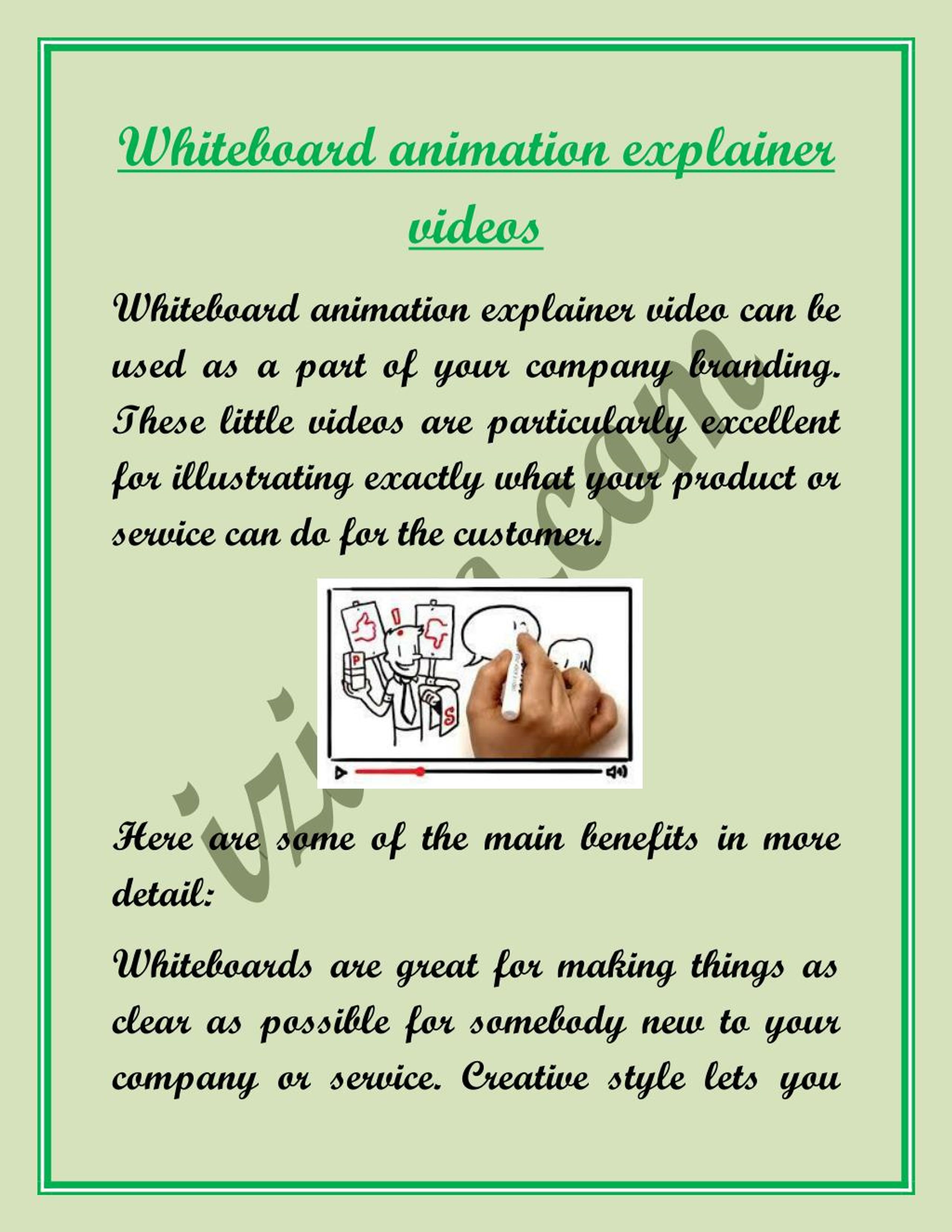 PPT - Whiteboard animation explainer videos PowerPoint Presentation ...