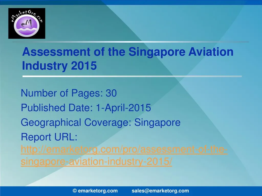 assessment of the singapore aviation industry 2015