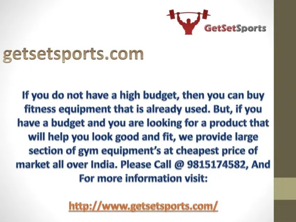 Gym Equipments Manufacturers in india