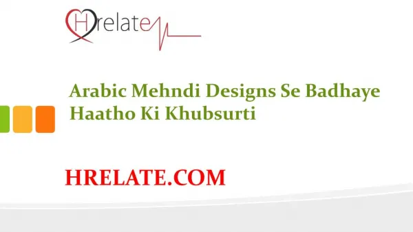 Arabic Mehndi Designs: Apne Haatho Mai Lagaye Alag Design