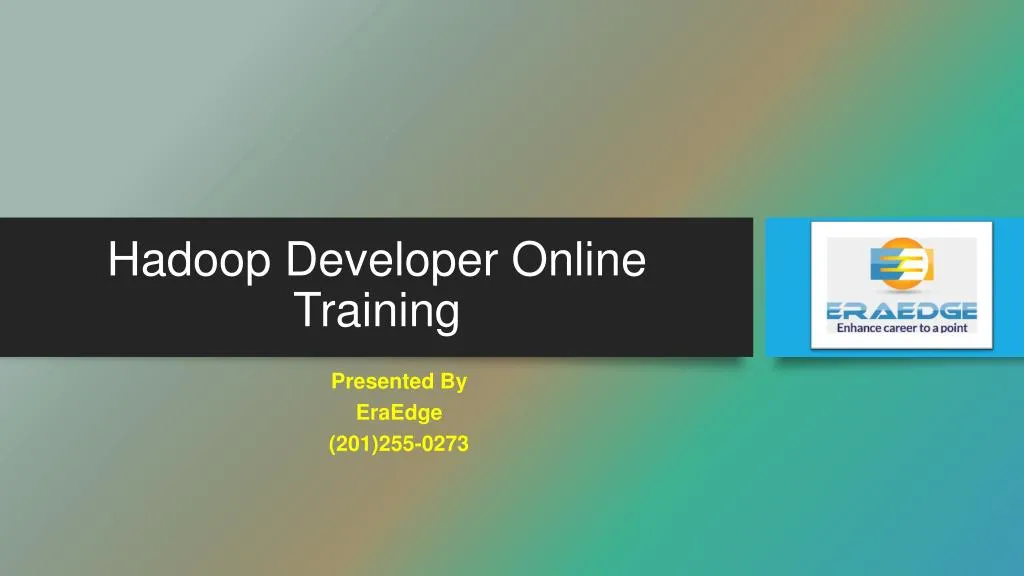hadoop developer online training