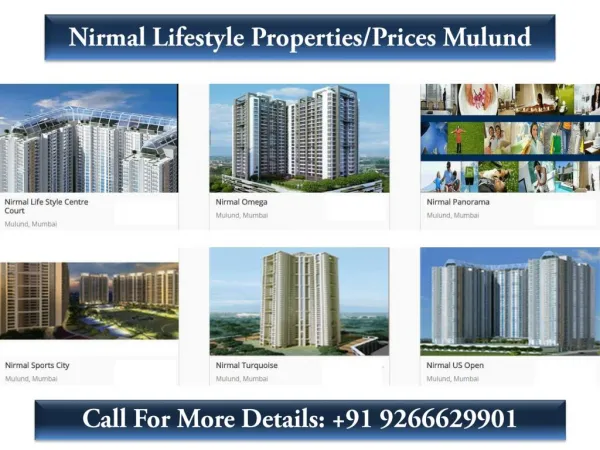 Nirmal Lifestyle Properties/Prices Mulund