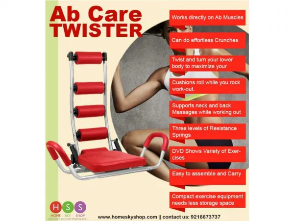 Double Benefits Of Ab Rocket/Care Twister