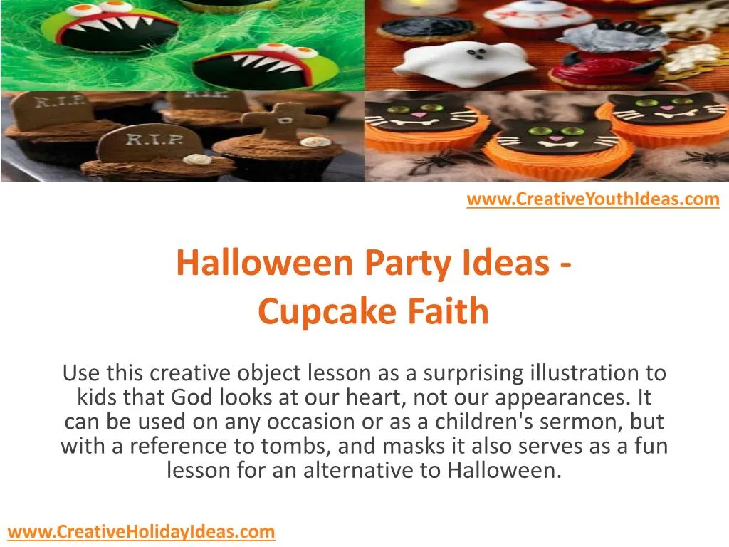 halloween party ideas cupcake faith
