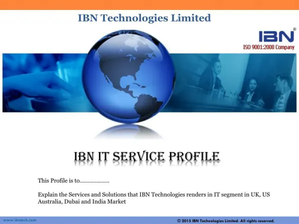 IBN Technologie is a Web Application and Mobile Application Development Company