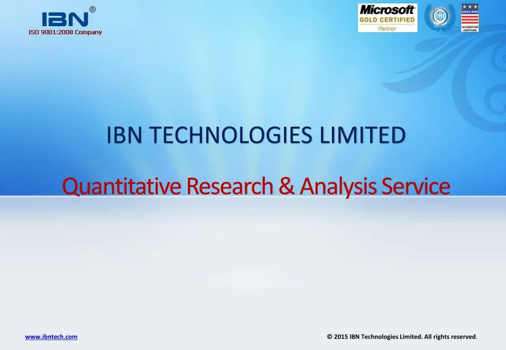quantitative research analysis service
