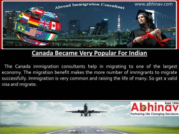 Canada Became Very Popular For Indian